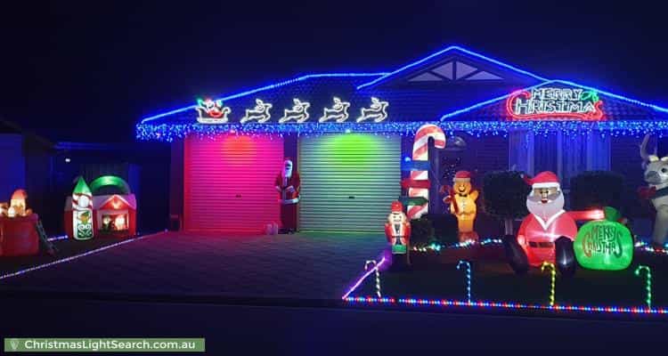 Christmas Light display at 63 Ramnet Circuit, Munno Para