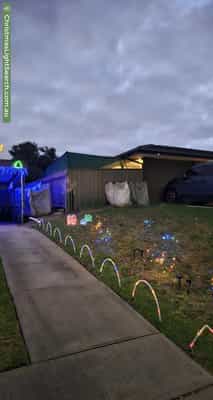 Christmas Light display at 28 Hermitage Place, Wynn Vale