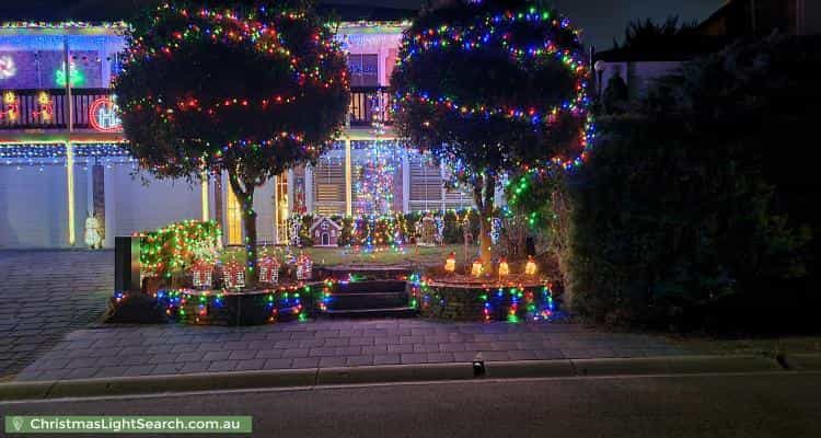 Christmas Light display at 80 Glendale Avenue, Flagstaff Hill
