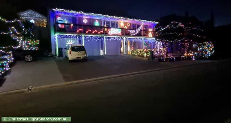 Christmas Light display at 80 Glendale Avenue, Flagstaff Hill