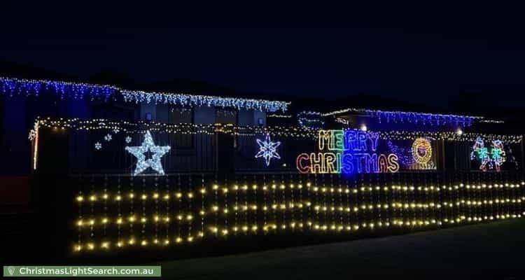 Christmas Light display at 6 Lewis Place, Manly West