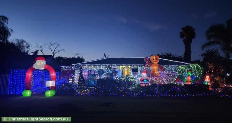 Christmas Light display at 3 Peart Crescent, Murray Bridge