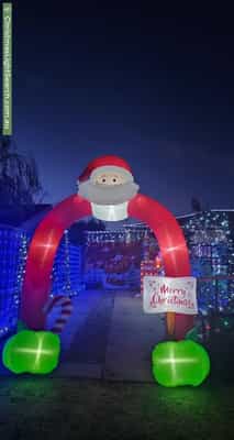 Christmas Light display at 3 Peart Crescent, Murray Bridge