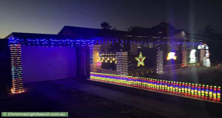 Christmas Light display at 123 Sandison Road, Hallett Cove