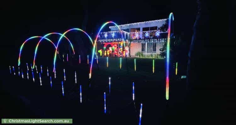Christmas Light display at 45 Goldensands Road, Cape Woolamai
