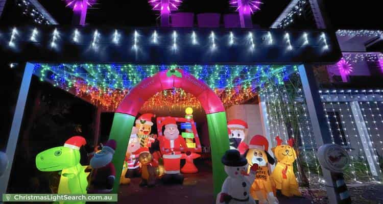 Christmas Light display at 45 Goldensands Road, Cape Woolamai