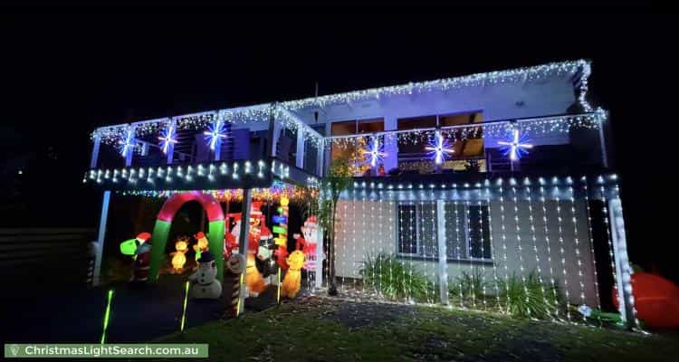 Christmas Light display at 45 Goldensands Road, Cape Woolamai