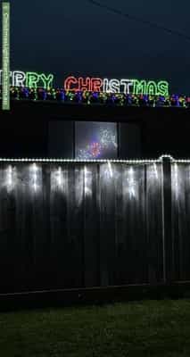 Christmas Light display at 4 Church Street, Kilsyth