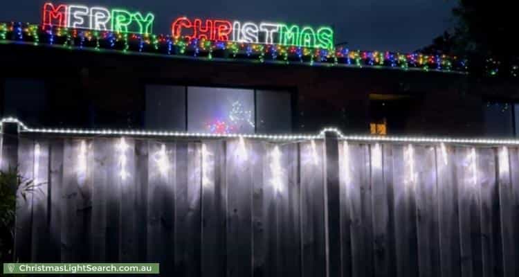 Christmas Light display at 4 Church Street, Kilsyth