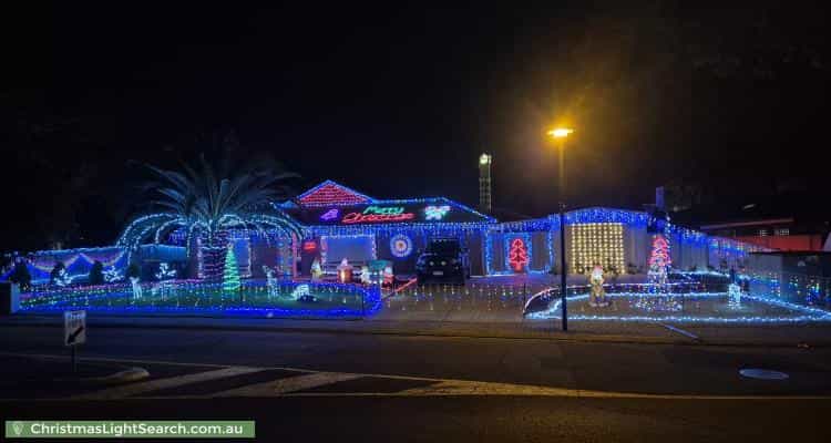 Christmas Light display at 1 Corella Drive, Blakeview