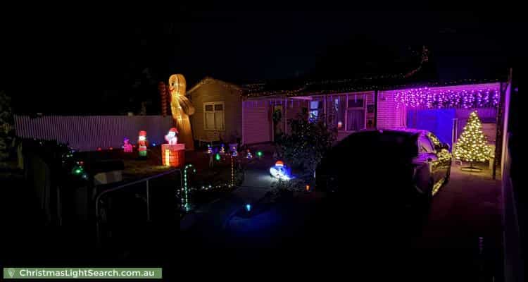 Christmas Light display at 5 Gertrude Street, Taperoo