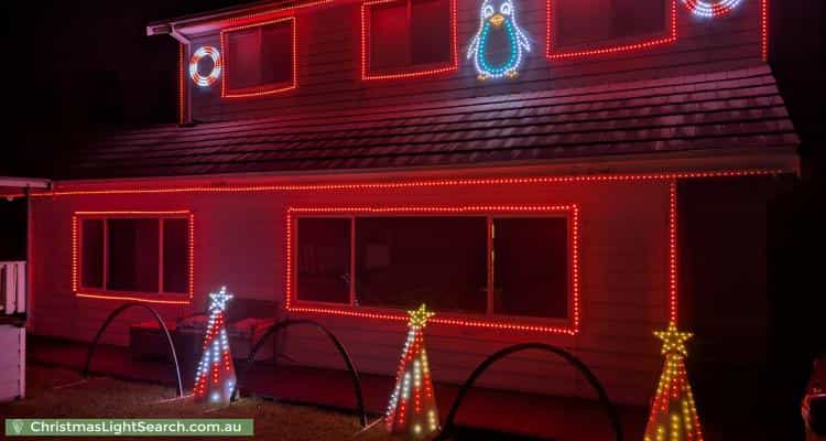 Christmas Light display at 12 Westminster Road, Gladesville
