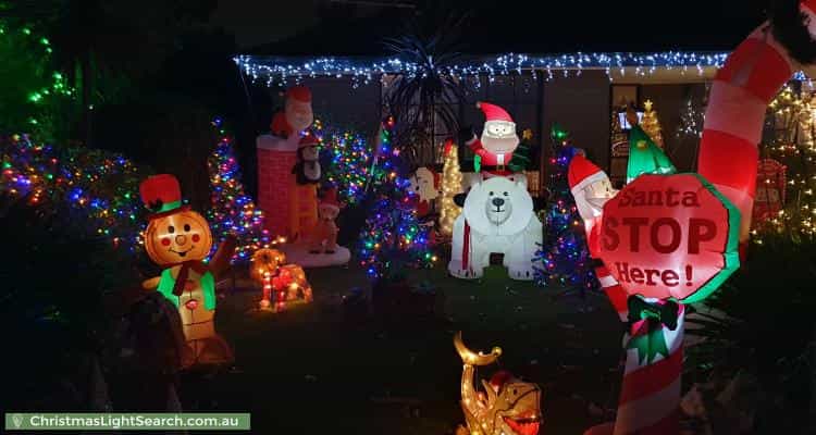 Christmas Light display at Jennifer crescent, Bayswater north