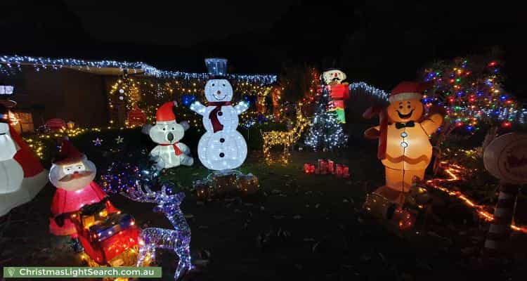 Christmas Light display at Jennifer crescent, Bayswater north