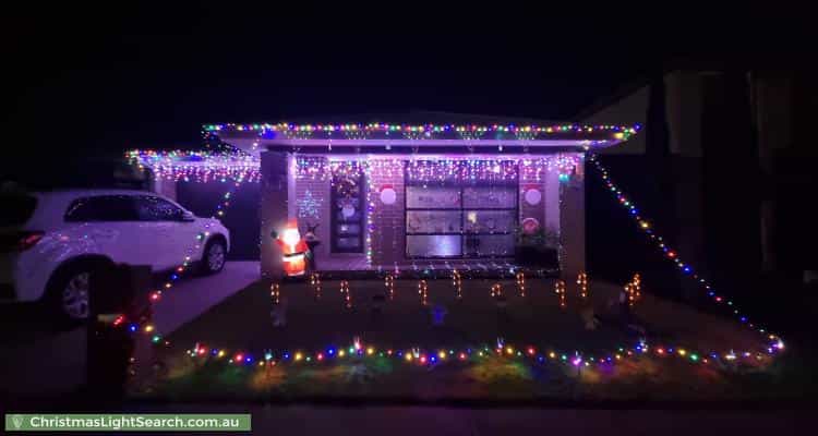 Christmas Light display at 40 Rhynhurst Street, Clyde North