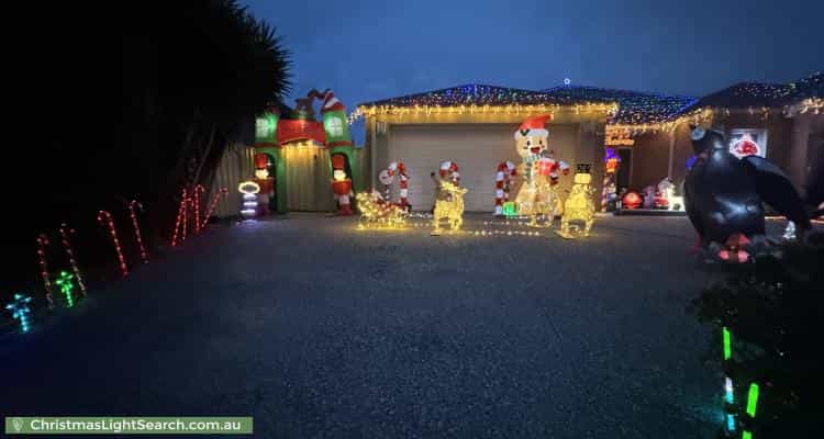 Christmas Light display at 54 Cheviot Drive, Truganina
