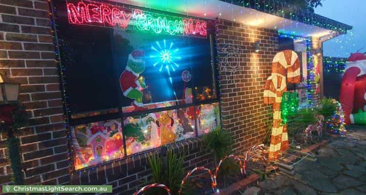 Christmas Light display at 16 Louis Loder Street, Theodore