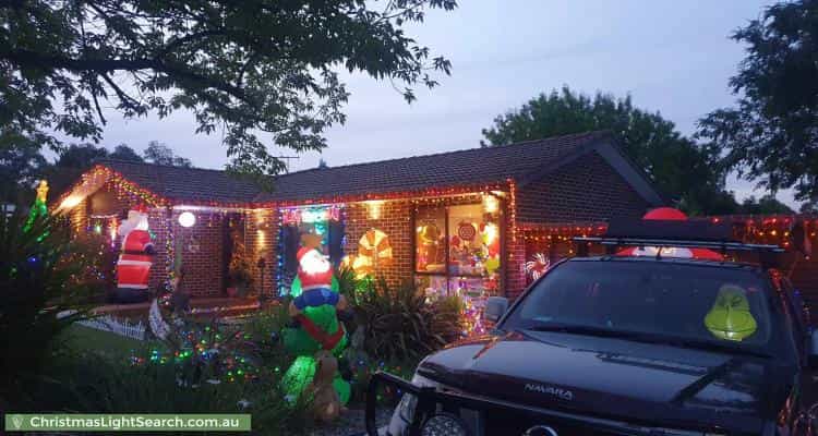 Christmas Light display at 16 Louis Loder Street, Theodore