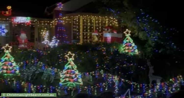 Christmas Light display at 23 Quinvale Road, Hallett Cove