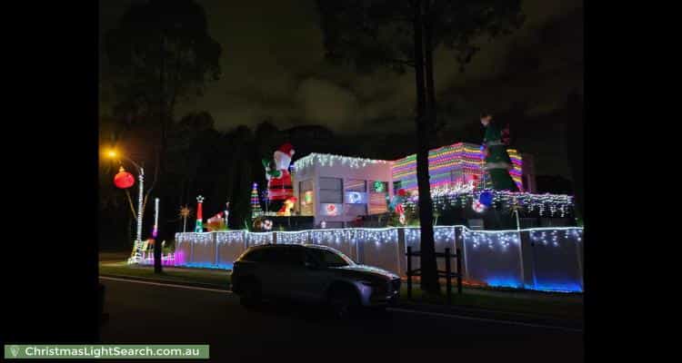 Christmas Light display at 13 Silverthorne Drive, Pemulwuy
