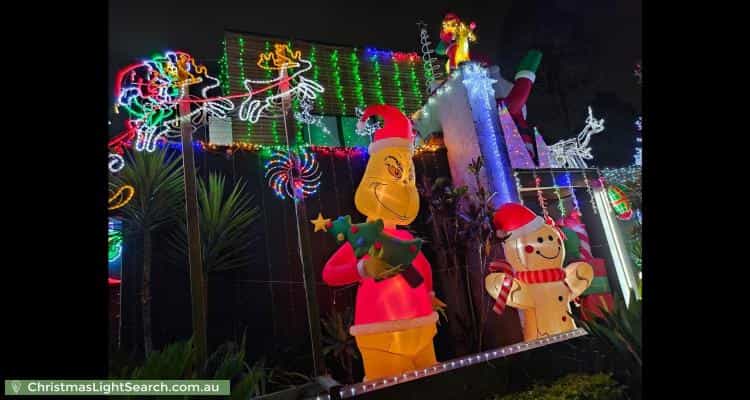 Christmas Light display at 13 Silverthorne Drive, Pemulwuy