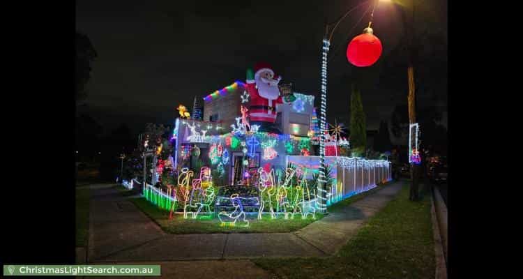 Christmas Light display at 13 Silverthorne Drive, Pemulwuy