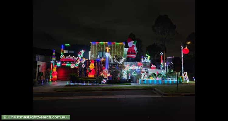 Christmas Light display at 13 Silverthorne Drive, Pemulwuy
