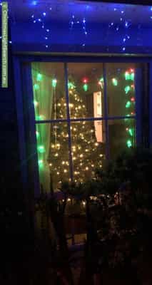 Christmas Light display at 9 Livonia Place, Mullaloo