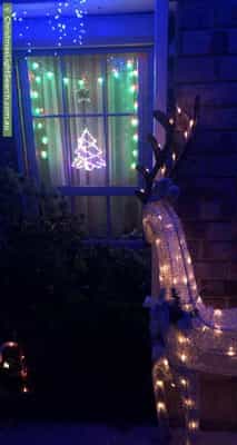 Christmas Light display at 9 Livonia Place, Mullaloo