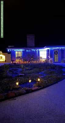 Christmas Light display at 9 Livonia Place, Mullaloo