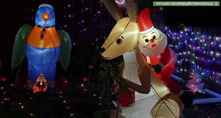 Christmas Light display at 14 Blackdown Street, Davoren Park