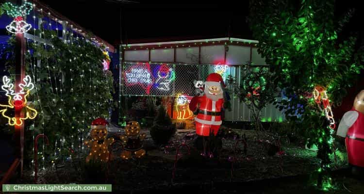 Christmas Light display at 14 Blackdown Street, Davoren Park