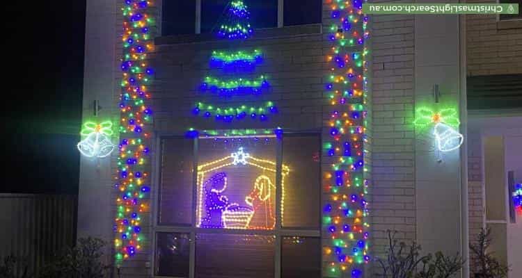Christmas Light display at 116 Cosgrove Road, Belfield
