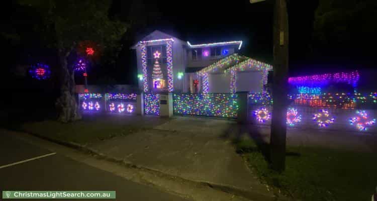 Christmas Light display at 116 Cosgrove Road, Belfield