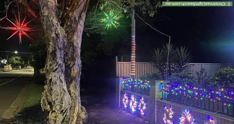 Christmas Light display at 116 Cosgrove Road, Belfield