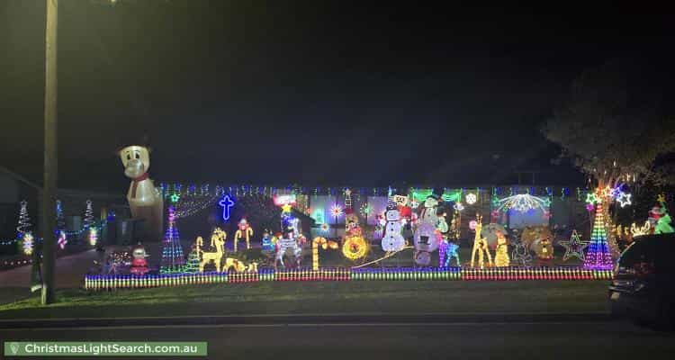 Christmas Light display at  Bronsdon Street, Smithfield