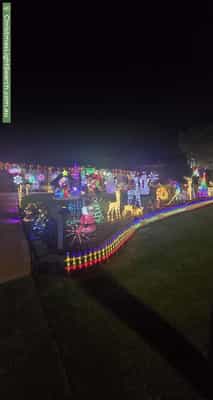 Christmas Light display at  Bronsdon Street, Smithfield