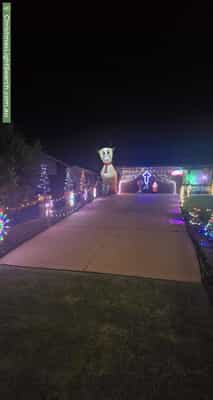 Christmas Light display at  Bronsdon Street, Smithfield