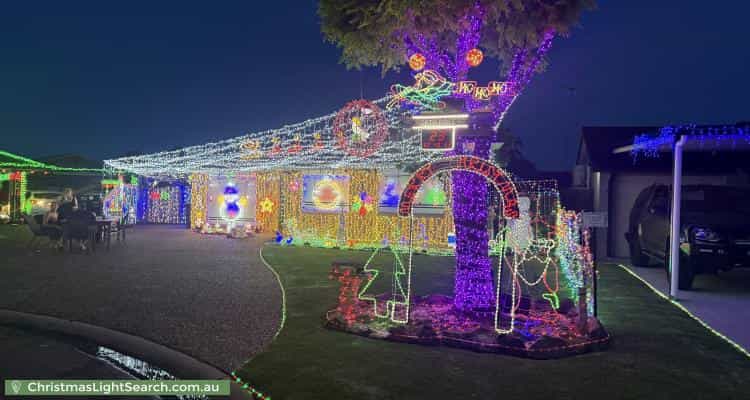 Christmas Light display at 14 Palena Crescent, Saint Clair