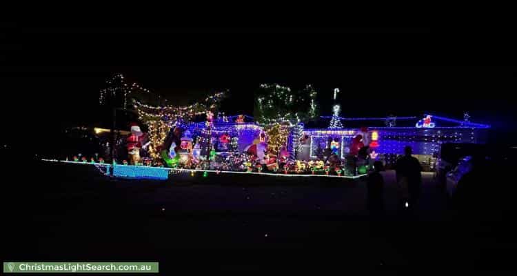 Christmas Light display at  Tomas View, Clarkson