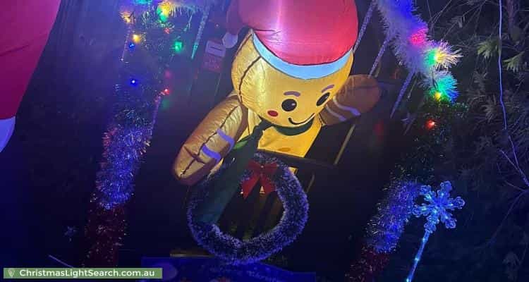 Christmas Light display at  Tomas View, Clarkson