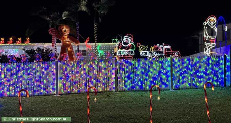 Christmas Light display at 9 Kerrong Court, Shailer Park