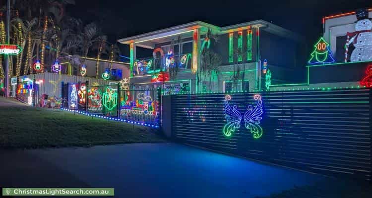 Christmas Light display at 36 Sugarloaf Street, Wavell Heights