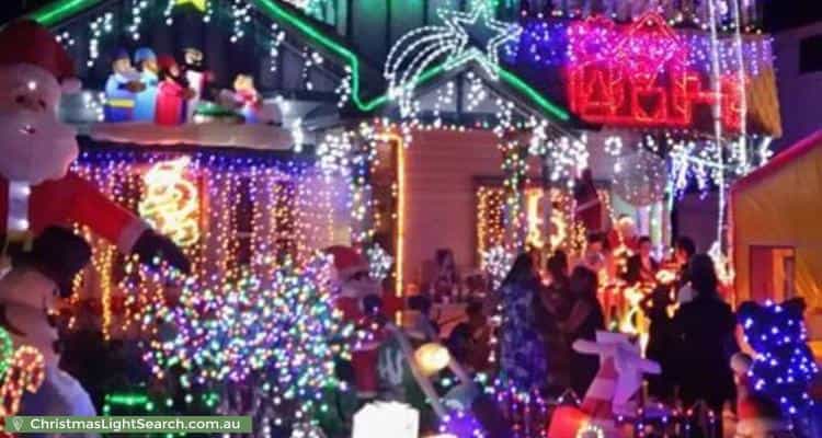 Christmas Light display at 5 Molesworth Street, Coburg
