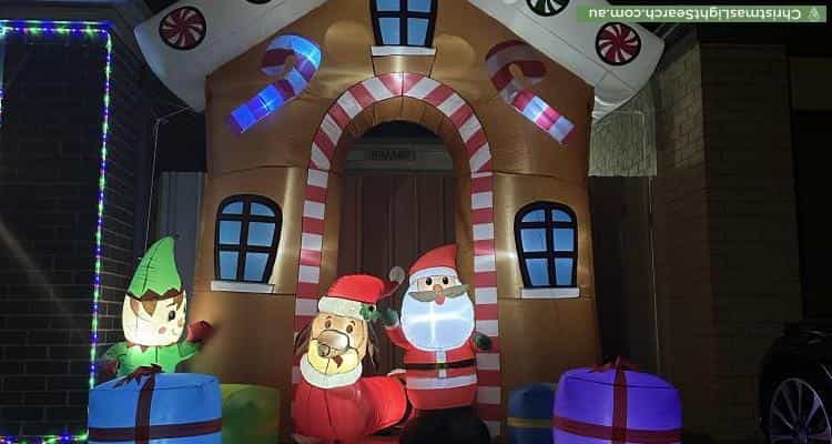 Christmas Light display at 6 Jazz Court, Pakenham