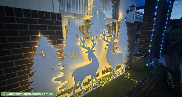 Christmas Light display at 6 Jazz Court, Pakenham