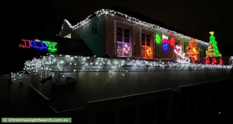 Christmas Light display at 22 Sandpiper Drive, Taylors Lakes