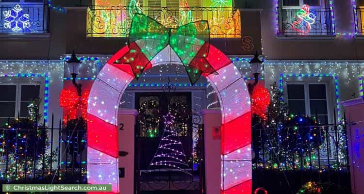 Christmas Light display at 22 Sandpiper Drive, Taylors Lakes