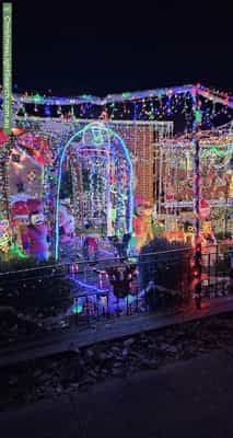 Christmas Light display at 45 Days Road, Croydon Park