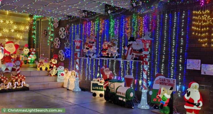 Christmas Light display at 3 Dowling Road, Oakleigh South